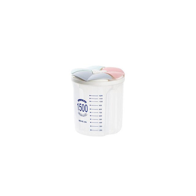 Caja De Almacenamiento De Cocina Contenedor De Almacenamiento De Cocina Transparente De Rejillas Múltiples Con Escala Speravity HA025653-01