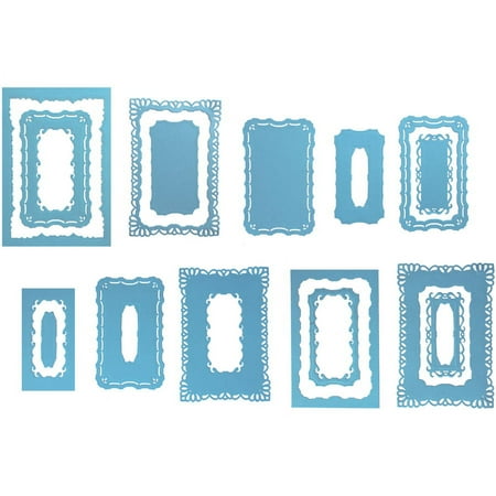 Spellbinders Nestabilities Majestic Elements Dies-Resplendent Rect