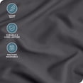 thumbnail image 3 of Funda de Almohada Corporal Bare Home Ultra Suave Doble Cepillado Gris Hierro Forjado, 3 of 8