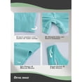 thumbnail image 6 of 2 Piece Women's Workout Set High Waisted Yoga Shorts Activewear Outfit Butt Lifting Sports Set Tummy Control Fitness Gym Pilates Training Clothes, 6 of 6