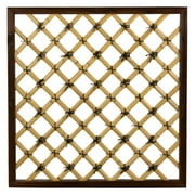 Oriental Furniture Tall Traditional Bamboo Trellis