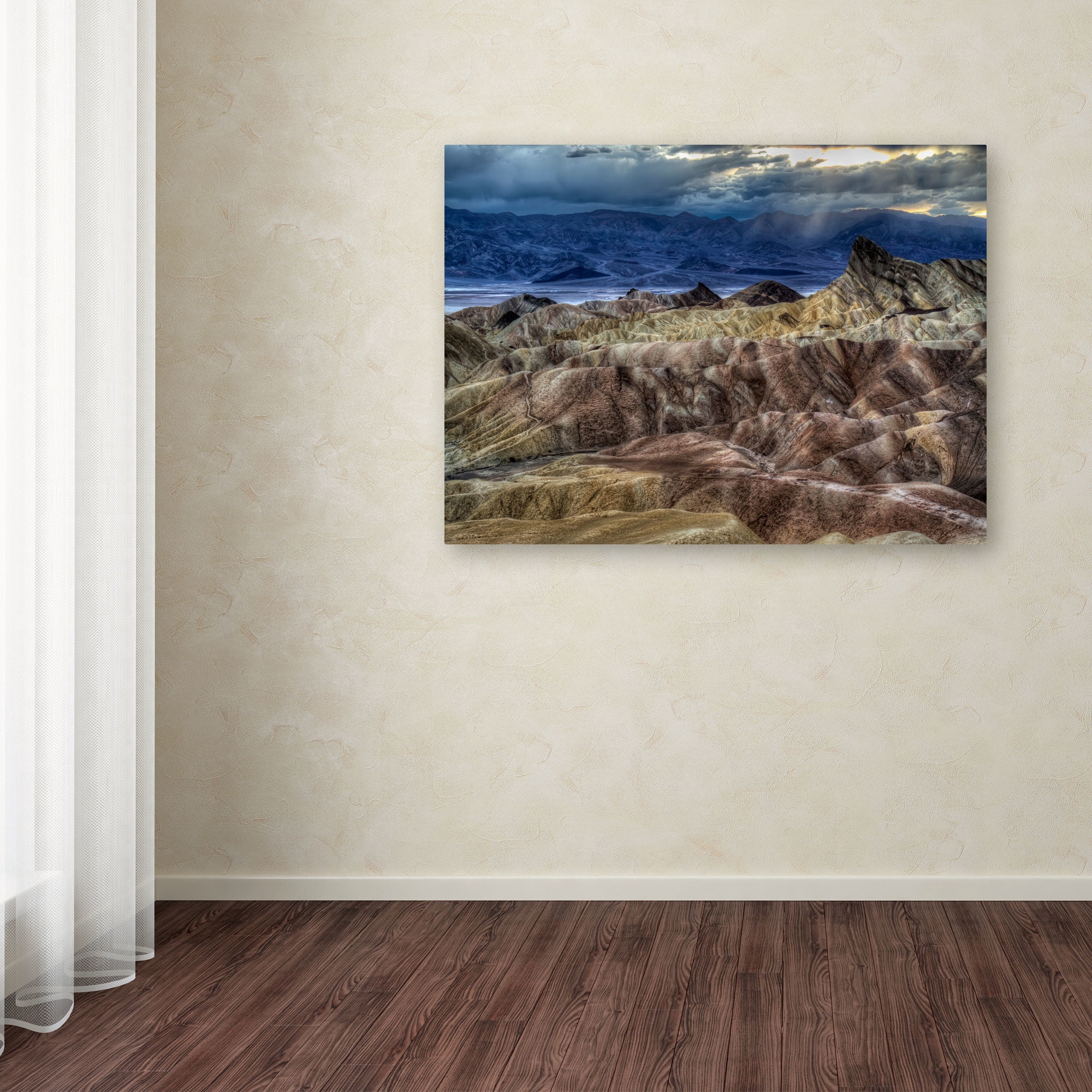Trademark Fine Art "Death Valley" Canvas Art by Pierre Leclerc