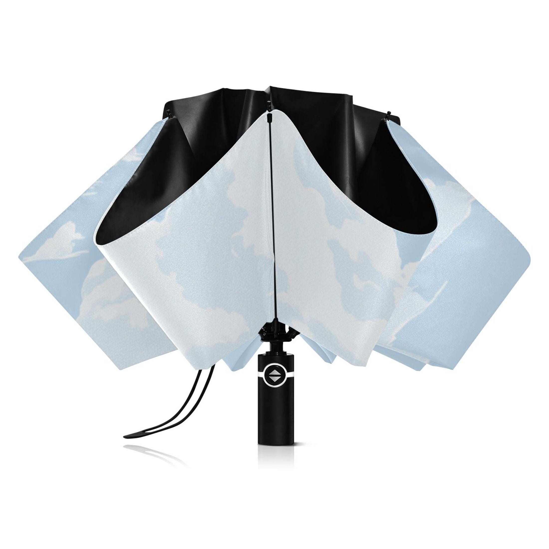 Fluffy Clouds Extra Large Automatic Umbrella, UV Protection, Waterproof, Auto Open and Close