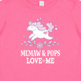 thumbnail image 4 of Inktastic Memaw and Pops Girl Unicorn Girls Baby T-Shirt, 4 of 5