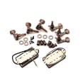 thumbnail image 4 of Yuarrent Juego de clavijas de afinación de guitarra, juego de cabezales de máquina, perillas de afinación de bronce profesionales, accesorios completos Accesorios para instrumentos musicales Yuarrent OD020248-00, 4 of 6