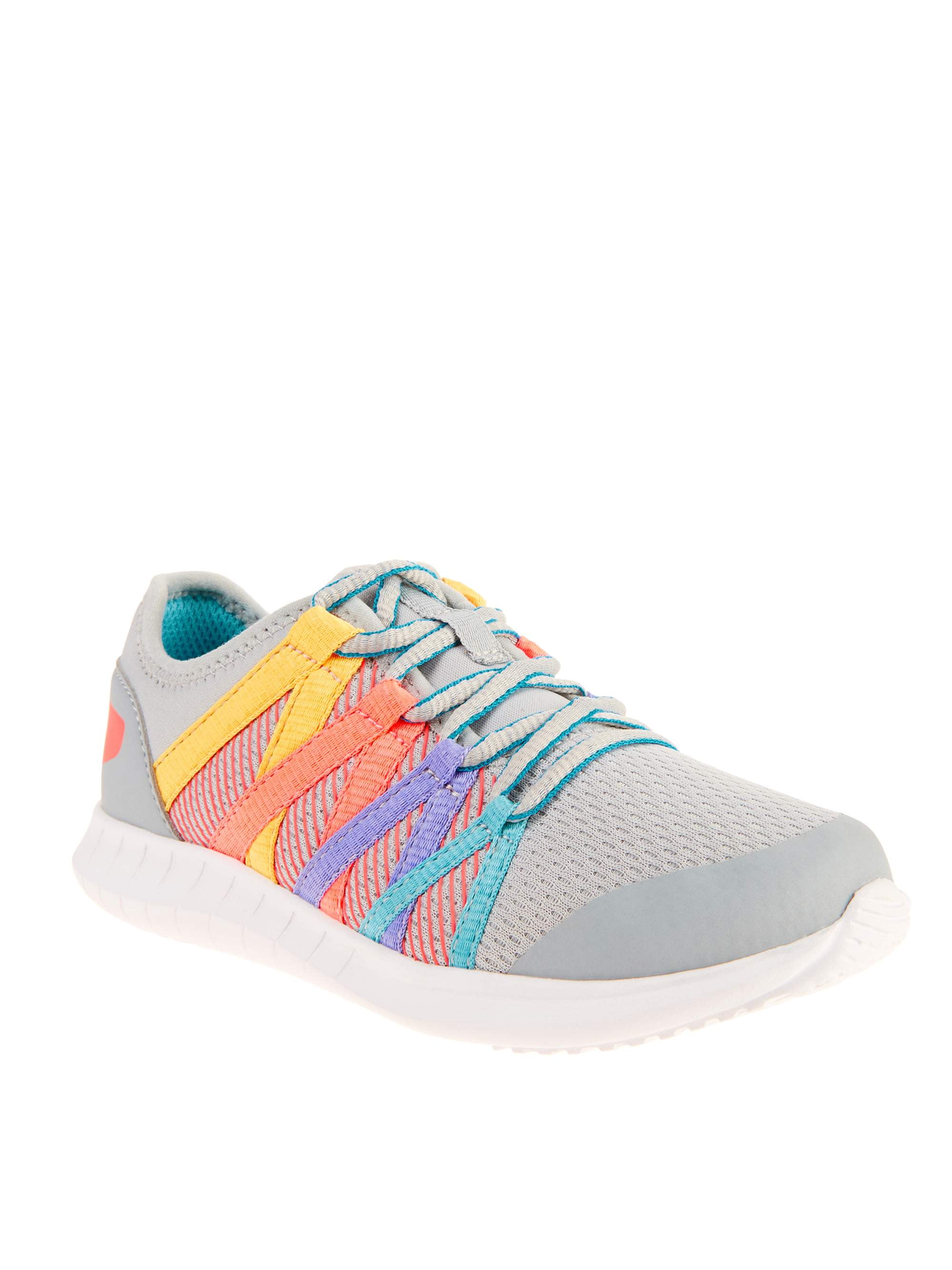 girls rainbow tennis shoes