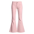 thumbnail image 7 of RQYYD School Uniform Pants for Girls Bell Bottom Pants High Stretch Elastic Waist Flare Trousers Size 5-16 Years Teen Girls Kids Back To School, 7 of 7