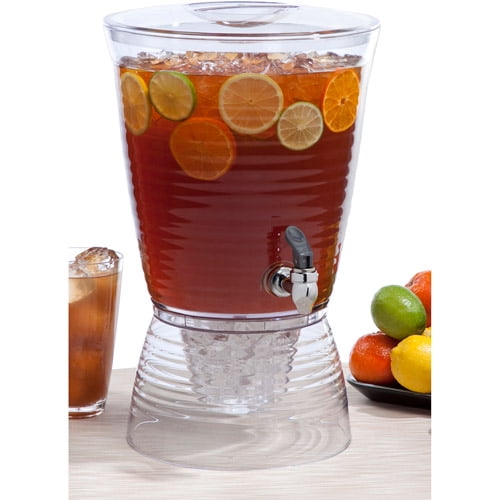 3 GALLON JUICE DISPENSER Plastic Square Beverage Water Iced Tea Punch Drink NSF 