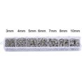 thumbnail image 3 of PinesC 1500pcs/case Open Jump Rings [3mm - 10mm] Silver Connector Loops for DIY Jewelry Making Silver, 3 of 5