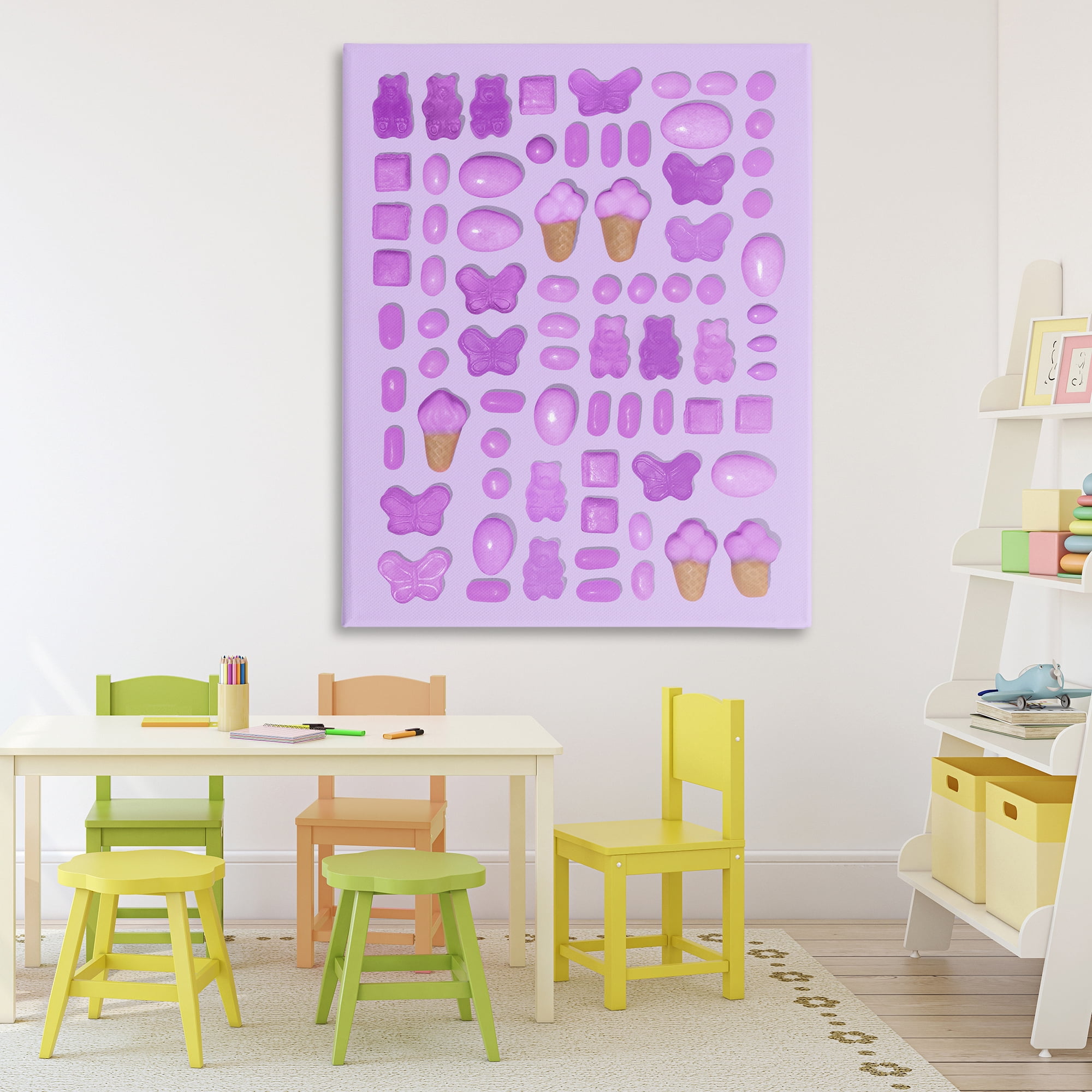 Stupell Industries Lilac Purple Toned Candies Canvas Wall Art, design by LISH Creative