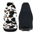 thumbnail image 6 of XYZCANDO Cow Print Pattern Car Front Seat Covers for Man Interior Decor Front Seat Covers for Cars Washable Waterproof, for Truck Sedan Vehicle, 6 of 10
