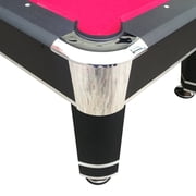 طاولة بركة Hathaway Jupiter ، 84 بوصة × 48 بوصة ، أسود