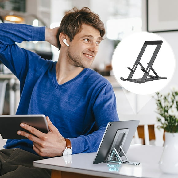 Xihbxyly Almacén de Liquidación Soften Escritorio Computadora Portátil, Escritorio Solitario Perezoso Adecuado para Tableta, Soporte de Elevación para Teléfono Móvil, Disipación de Calor para El Hoga