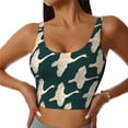 thumbnail image 1 of Balery Flying Swans Sujetadores deportivos con espalda cruzada para mujer, acolchados, sin costuras, de alto impacto, ideales para yoga, gimnasio, entrenamiento y fitness.-Medium, 1 of 8