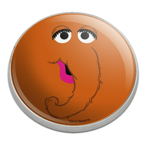 Sesame Street Snuffleupagus Face Golfing Premium Metal Golf Ball Marker