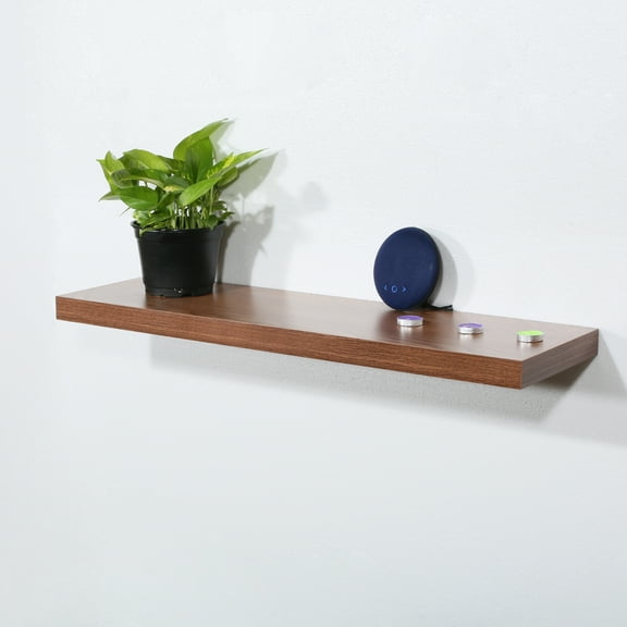 Modern and Contemporary JD walnut Floating Shelf - 31.5*9.25*1.5 inches