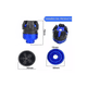 thumbnail image 2 of Slider Eje Llanta Universal Motocicleta 4pcs Azul, 2 of 4