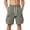 #177Gray, variant on Men's Casual Dressy Cargo Shorts Lightweight Elastic Drawstring Waist Shorts Relaxed Fit with Side Pockets