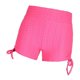 thumbnail image 4 of Pantalones cortos de compresión para , yoga, cinturo para entrenamiento, control de barriga y cruzado, levantamiento de glúteos con pliegue Rosa roja XL, 4 of 7