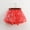 Red, variant on uublik Skirts for Girls Trendy Red with Shorts Layered Tutu Skirt Dance Dress Ruffle Tiered School Size 3T-8