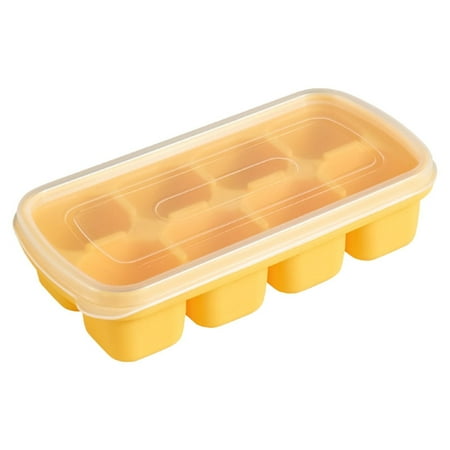 

Vikudaty Flexible Silicone Ice Tray 8 Ice Molds For Freezer Easy Release Stackable Ice Trays For Whiskey Cocktail 2pc 2022 kitchen
