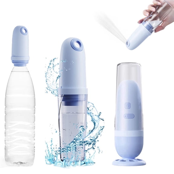 Portable Bidet for Travel, Rechargeable Electric Bidet Sprayer with 3 Spray Modes, Portable Bidet for Toilet Handheld Travel Bidet for Women & Men Personal Hygiene Cleaning, Blue