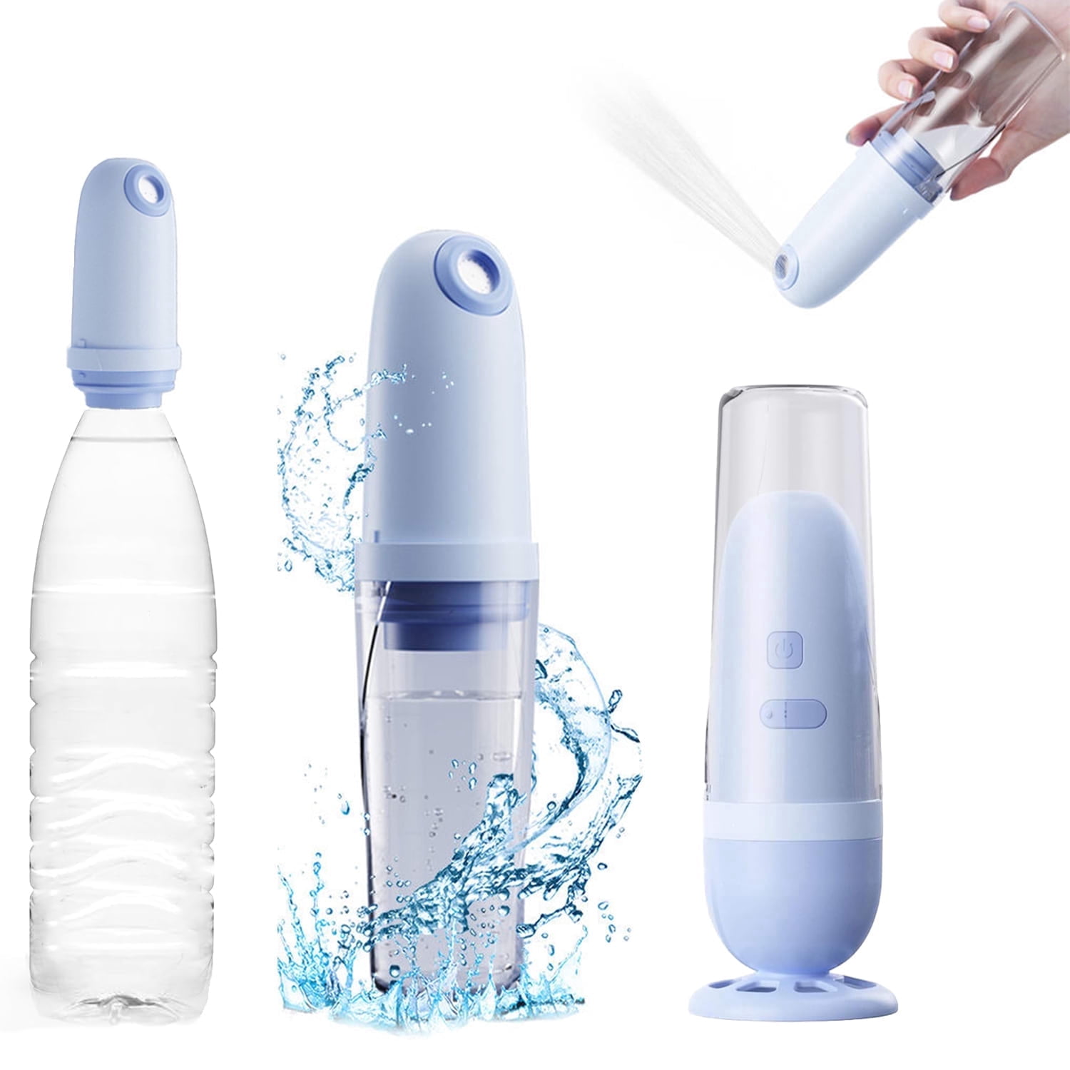 Portable Bidet for Travel, Rechargeable Electric Bidet Sprayer with 3 Spray Modes, Portable Bidet for Toilet Handheld Travel Bidet for Women & Men Personal Hygiene Cleaning, Blue