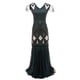 thumbnail image 5 of Vestido pequeño de banquete europeo y americano con lentejuelas y bordado hecho a mano, 5 of 6