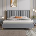 thumbnail image 3 of Luxury Modern Beauty Beds Double Leather Storage Adults Safe Living Room Beds Minimalist Free Shipping Camas De Casal Furniture My Lux Decor Round, 3 of 7