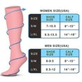thumbnail image 3 of 3 Pairs Copper Compression Socks for Women & Men Circulation 15-20 mmhg - Better Blood Flow, Swelling, Best Support for Medical, Running, Nursing, 3 of 7
