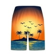 thumbnail image 3 of UQJfacai Big and Tall Men's Swim Trunks Quick Dry Swimming Trunks Palm Graphic Print Casual Beach Shorts Stretchy Summer Trousers, 3 of 3