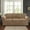 Camel, variant on Velvet Plush Stretch Soft Sofa Slipcover Washable Cover Protector for 1-4 Seater Couch and Family with Pets, Kids
