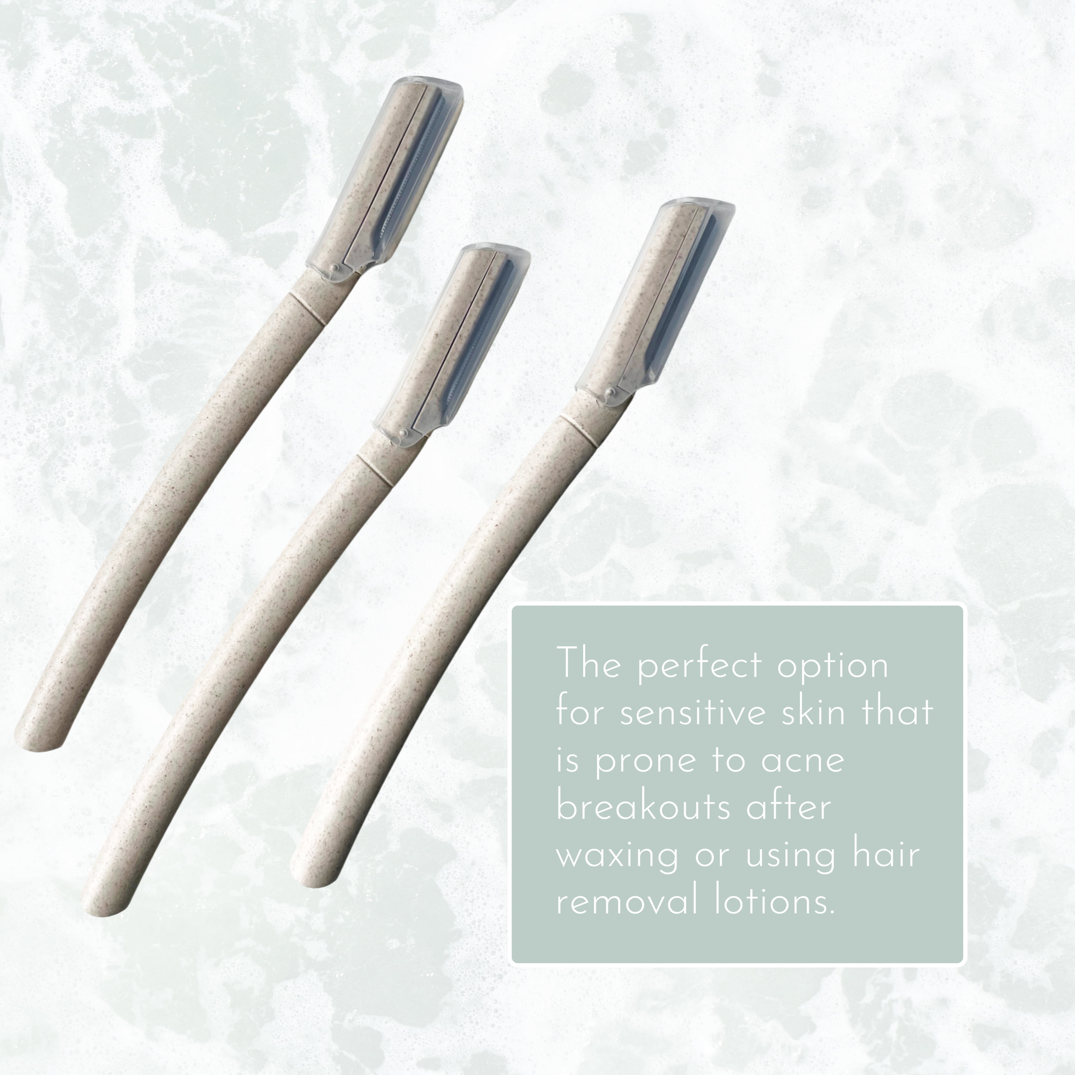 Wildpier Beauty Dermaplaning Tool Razors, Facial Hair Removal for Women, Face, Eyebrows, Chin, Jawline, Underarms, Bikini