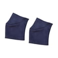 thumbnail image 3 of 2 protectores de zapatos de pole dance, protectores de zapatos de stripper, de gamuza, antideslizantes, para accesorios profesionales de vestuario. Azul marino S, 3 of 8