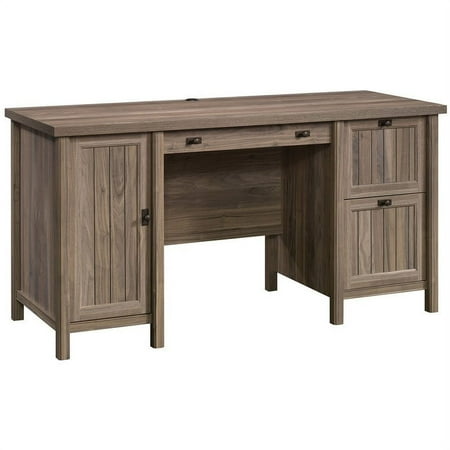 UPC: 0042666076456 | Sauder Costa Engineered Wood Computer Desk in Washed Walnut