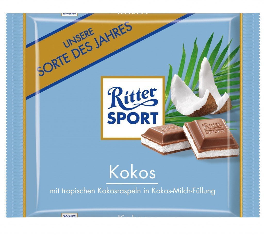 Ritter Sport Kokos 100g (5-pack)