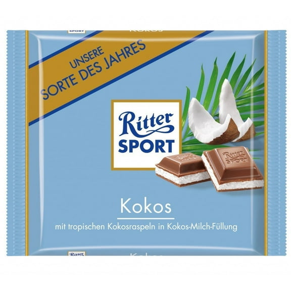 Ritter Sport Kokos 100g (5-pack)