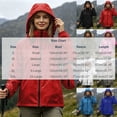 thumbnail image 3 of Kctiaxy Rain Jacket Women Waterproof Lightweight Windbreaker Jacket with Hood Drawstring Zip Up Jacket with Pockets, 3 of 9
