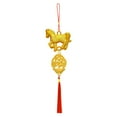 thumbnail image 4 of 1 Pcs Chinese New Year Horse Decorations Lunar New Year 2026 Red Tassel Ornaments with Wealth Success Good Luck Hanging Decorations for Gifts Home Car Decor, 4 of 4