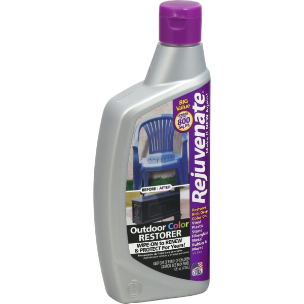 Rejuvenate Outdoor Color Restorer Instantly Restores Faded Sun Damaged and Oxidized Possessions, Protects from Future Wear 16 oz