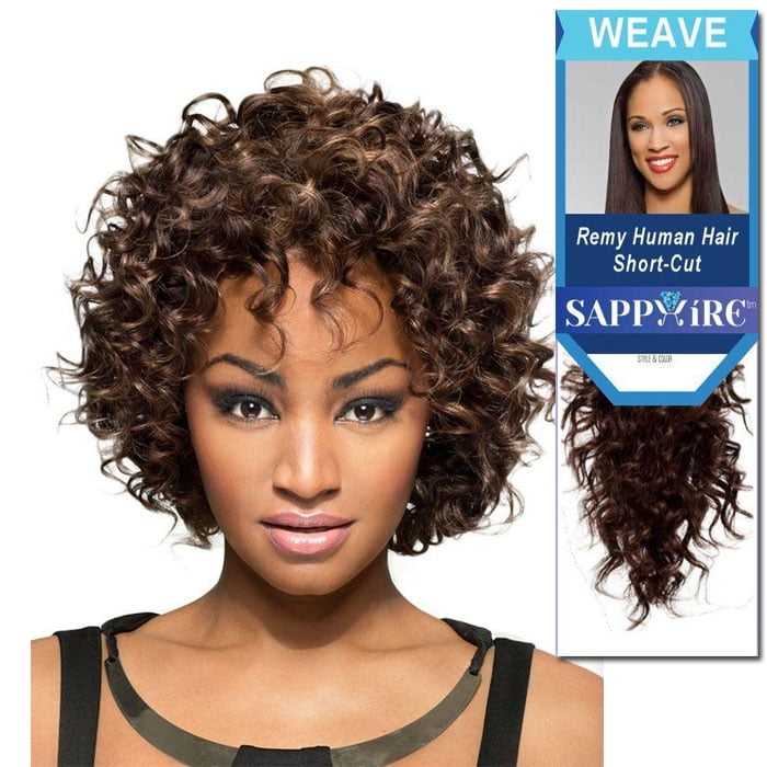 Elements (Sapphire Sc Italian Curl) - Remy Human Hair Weave in F1B33 -  