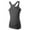 Gray, variant on Women's Yoga Tank Top, Seamless Fitness Sleeveless Shirt, Quick-Dry Racerback Sports Bra Top for Gym, Running, Workout and High-Intensity Training, Breathable Athletic Activewear Top-Black