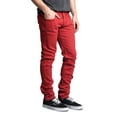 thumbnail image 3 of Victorious Men's Skinny Fit Color Stretch Jeans, Sizes up to 42W, 3 of 5
