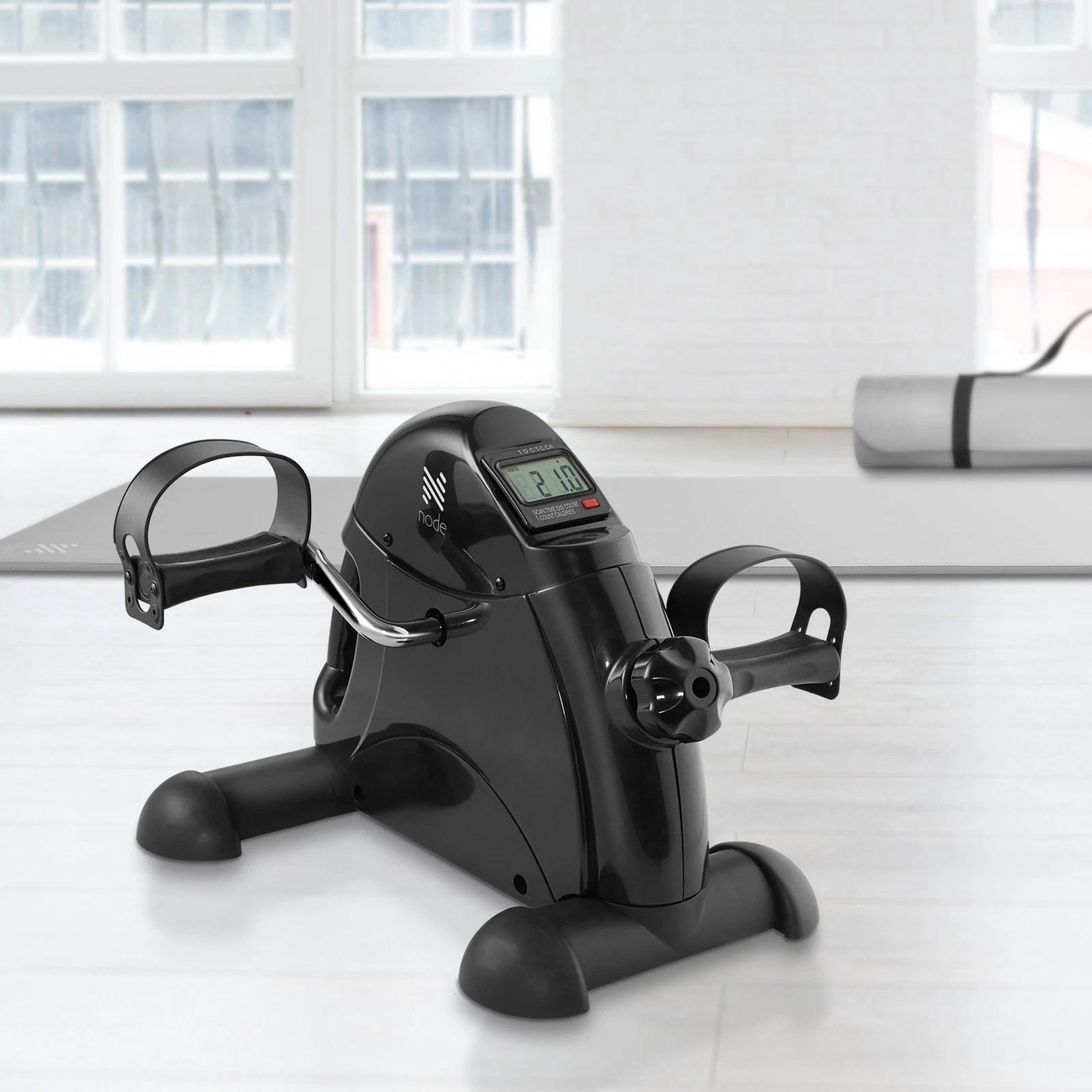 Under Desk Stationary Exercise Bike - Portable Arm Leg Foot Pedal Exerciser