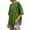 Green, variant on Women's Casual Loose Fit Patch Back Design Short Sleeve Round Neck T Shirt Comfortable Pure Color Blouse Top for Daily Wear,Women's Tops, Tees & Blouses,Size:L