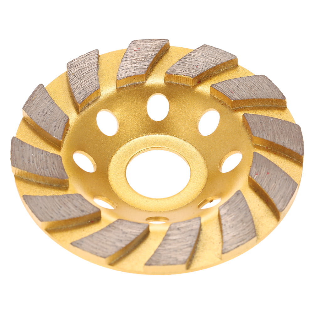 4" Gold Diamond Segment Bowl Cup Grinding Wheel Concrete Grinder Disc Cut 100mm 