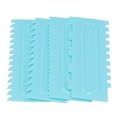 thumbnail image 2 of Cake Smoother, Cream Scraper Cake Scraper Washable Cake Decorating Comb Set 8.7X2.8 Inch 4Pcs Plastic  For Home For Cafe For Bakery For Cake Shop, 2 of 8