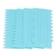thumbnail image 4 of Raspador de crema para alisar pasteles, 4 piezas, peine para decorar pasteles, raspador de crema, muy recomendado, 4 of 12