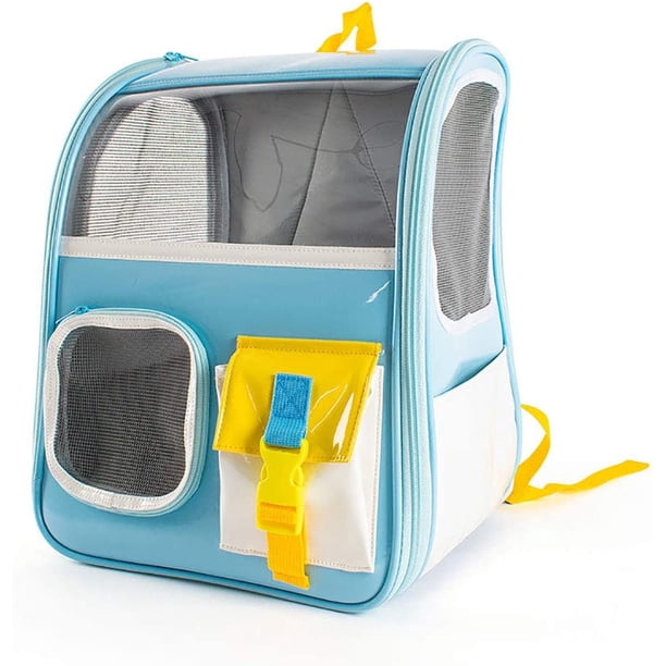 Mochila transportadora para perros pequeños Gato Mochila transportadora de mascotas para perros pequeños Gato Conejo para senderismo Ciclismo Camping Viajes Uso al aire libre JFHHH pequeña