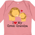 thumbnail image 4 of Inktastic I Love My Great Grandpa Boys or Girls Long Sleeve Baby Bodysuit, 4 of 5